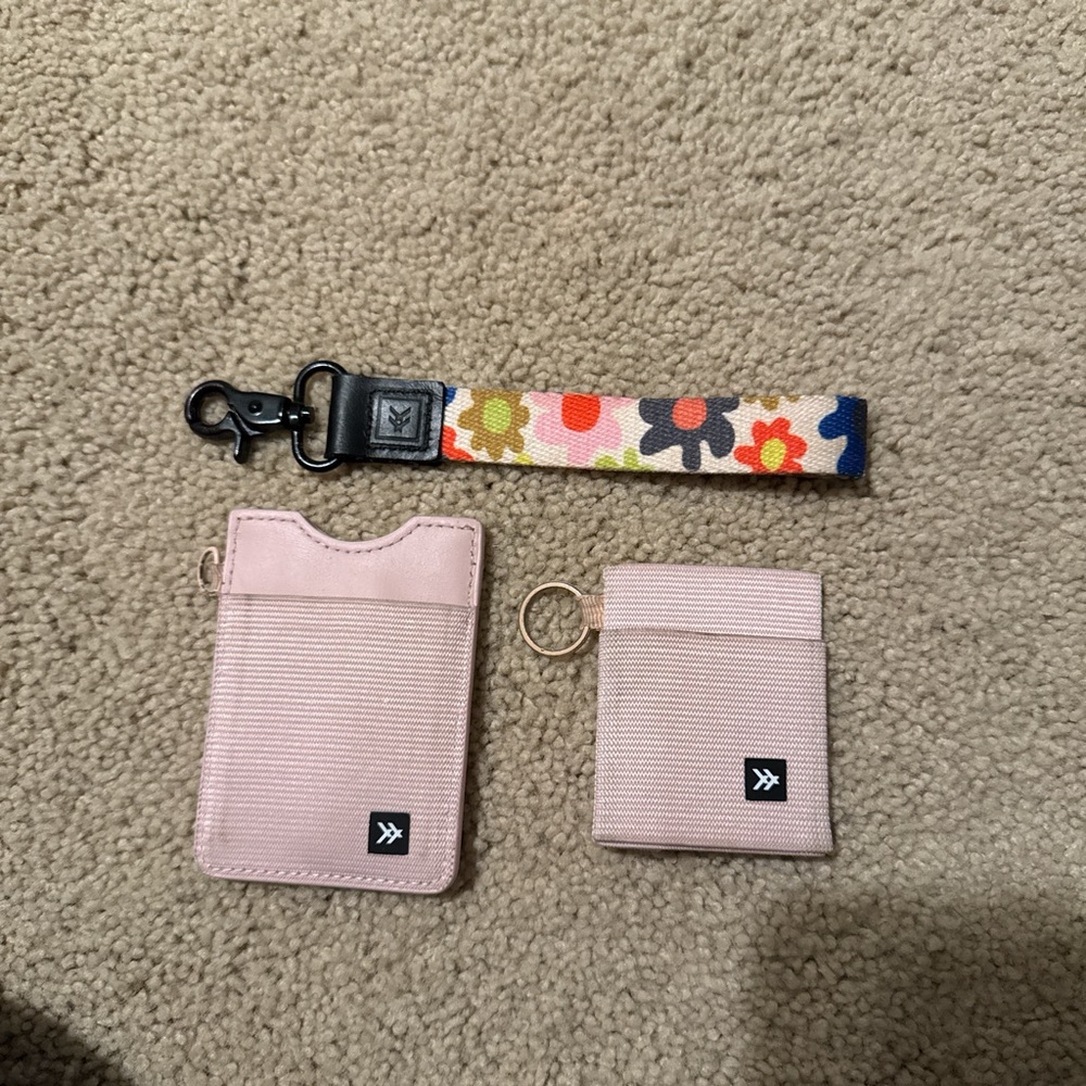 thread wallets and lanyard
